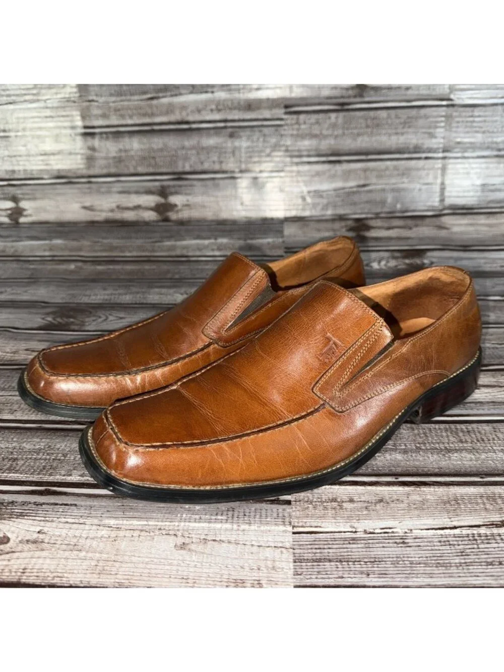 Tod's Leather Loafer Dress Shoes Size 43 EU 10 US Color Brown